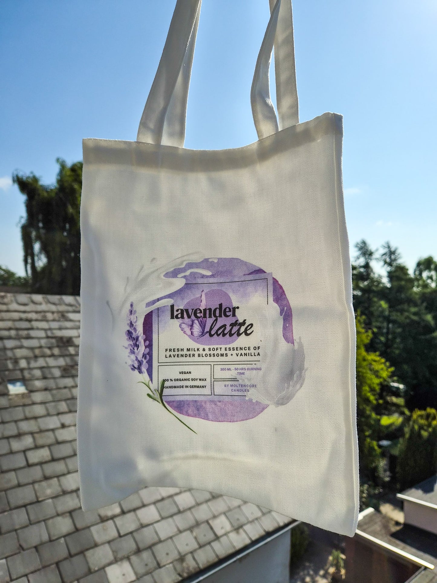 Tote Bag - Lavender Latte
