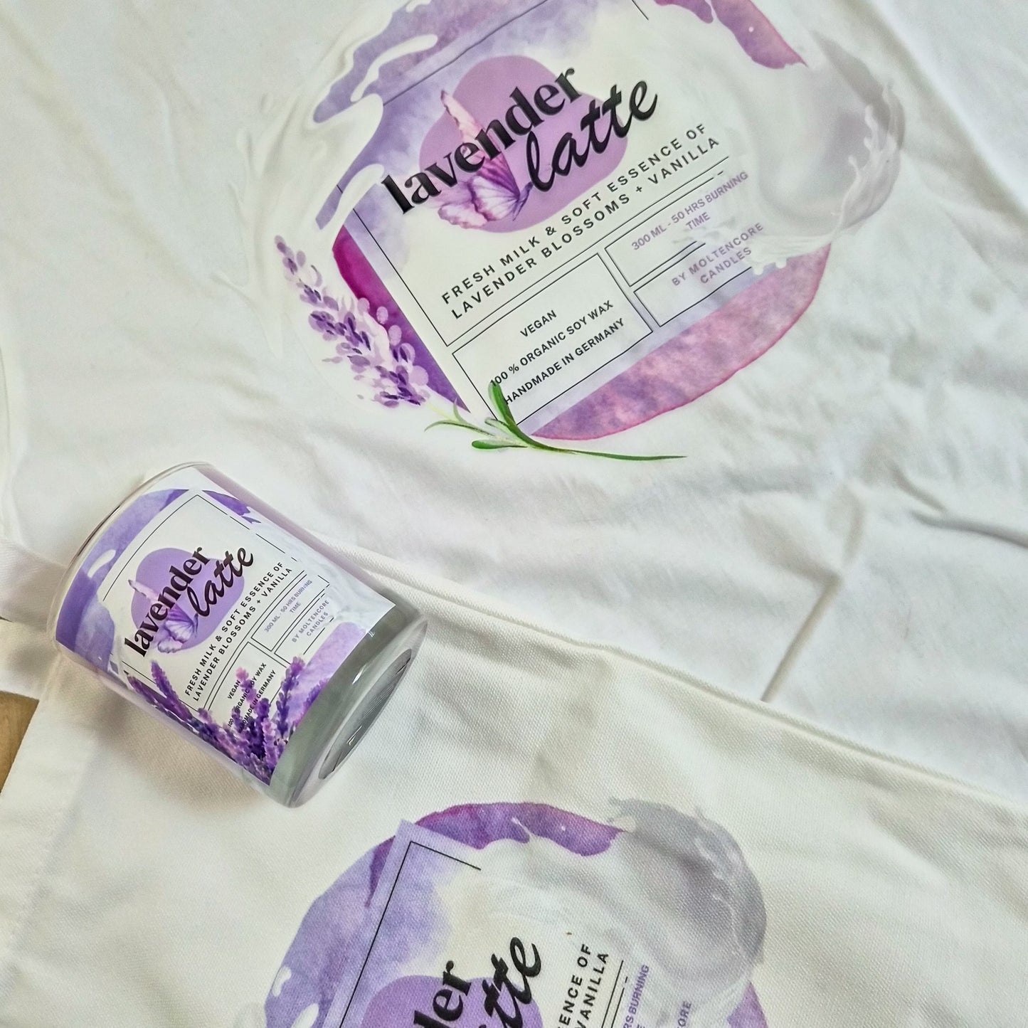 Tote Bag - Lavender Latte