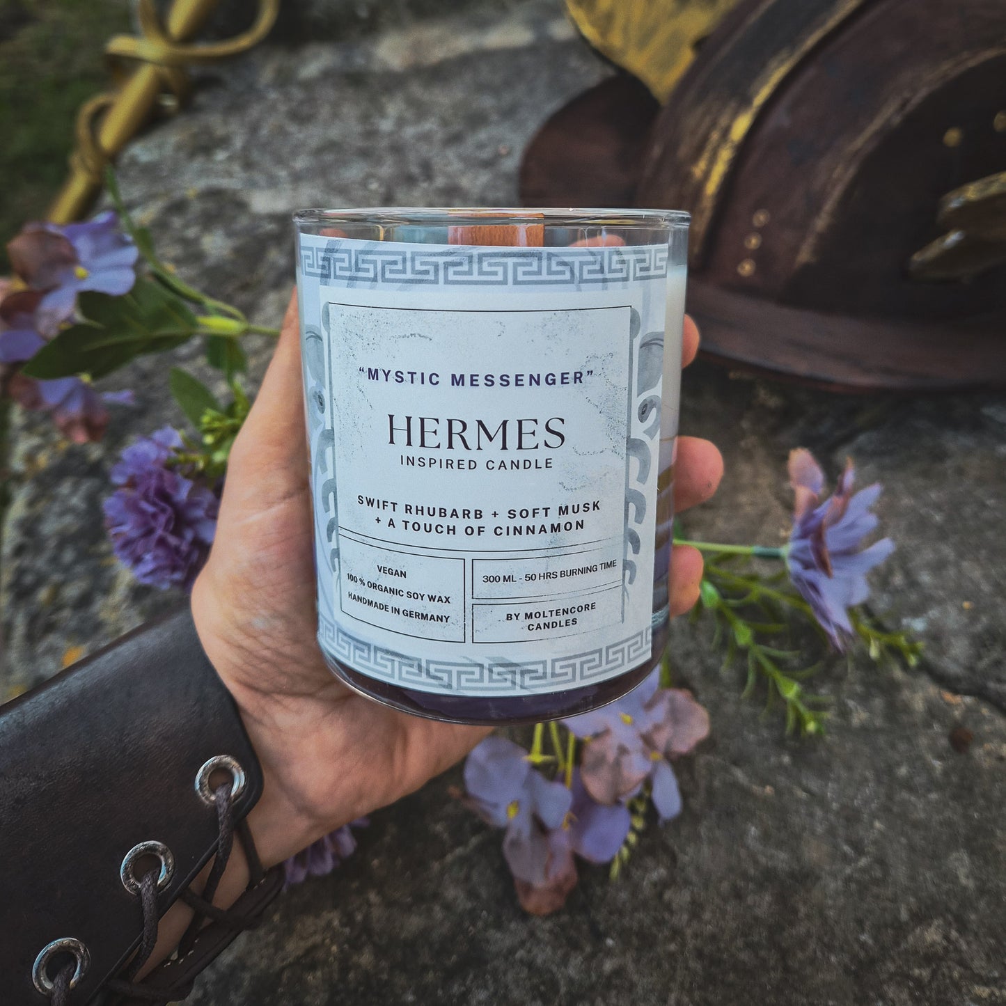 Hermes inspired scented candle - 'EPIC' inspired soy candle 300 ML
