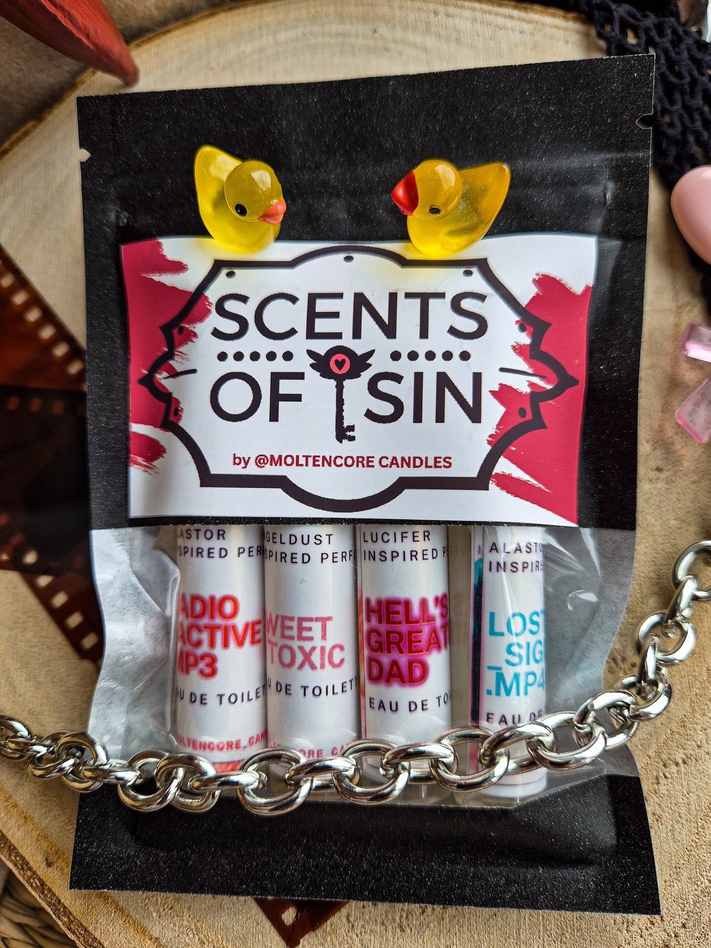 HAZBIN HOTEL - inspired MINI perfumes - by moltencore candles
