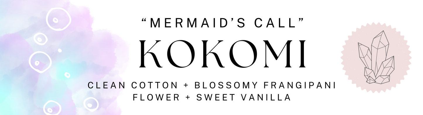 Kokomi inspired candle - 'Mermaid's Call' Genshin Impact inspired soy Candle 100 ML