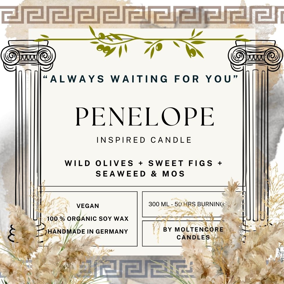 PENELOPE inspired scented candle - 'EPIC' inspired soy candle 300 ML