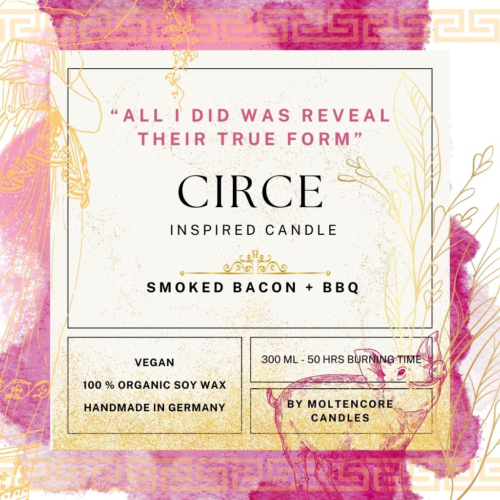 CIRCE inspired scented candle - 'Odyssey Saga' inspired soy candle 300 ML