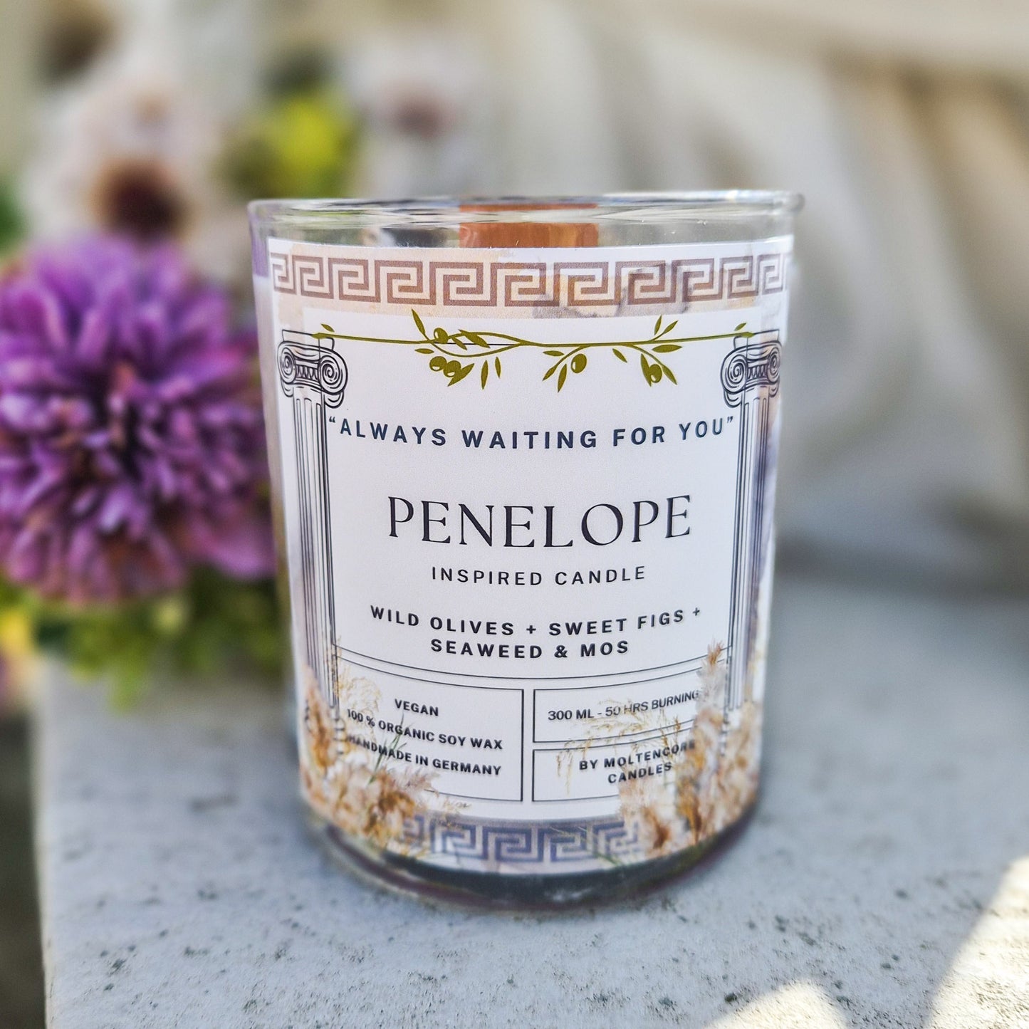 penelope epic the musical inspired candle