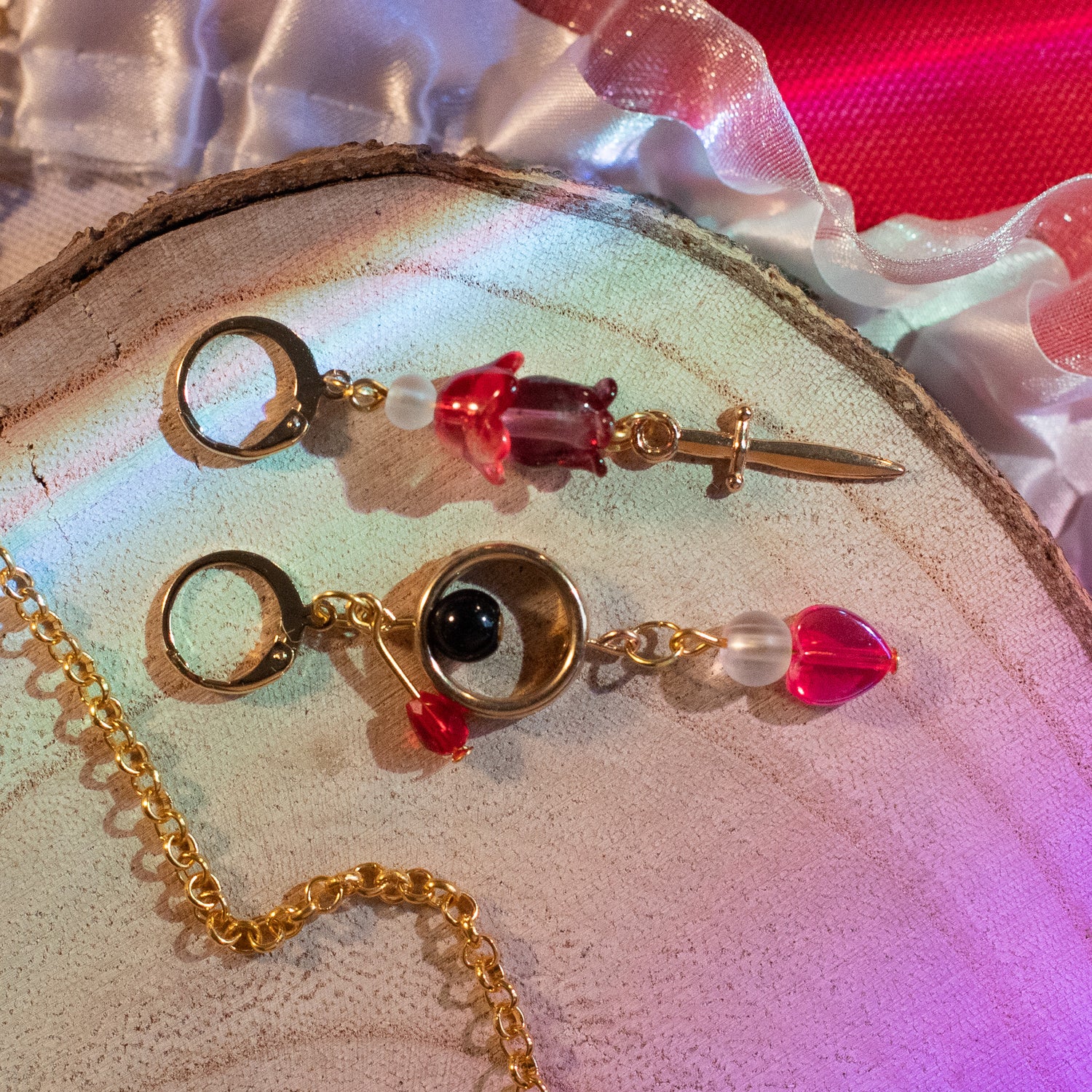 Hazbin Hotel inspired Jewelry