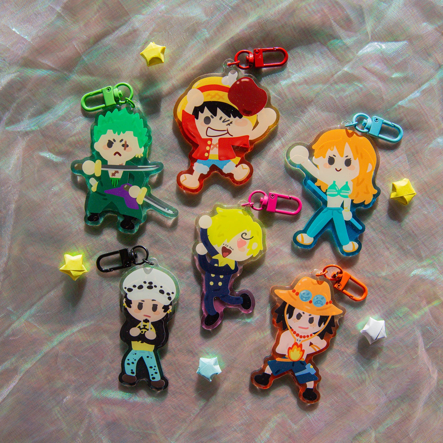 acrylic charms by kaleidomeow