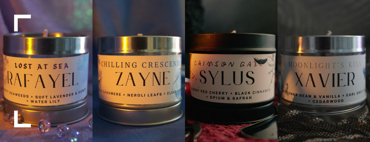 Love and Deepspace inspired candles