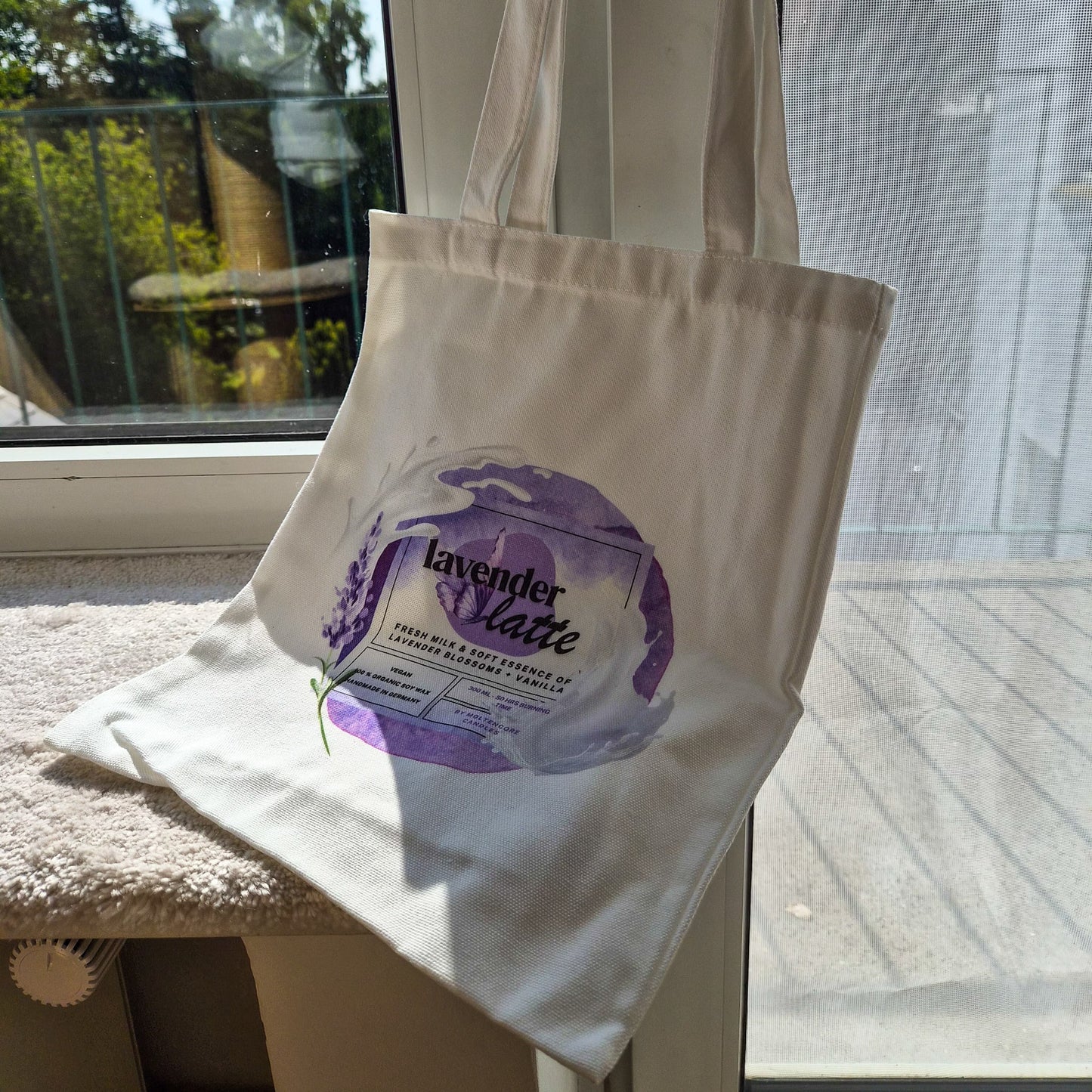 Tote Bag - Lavender Latte