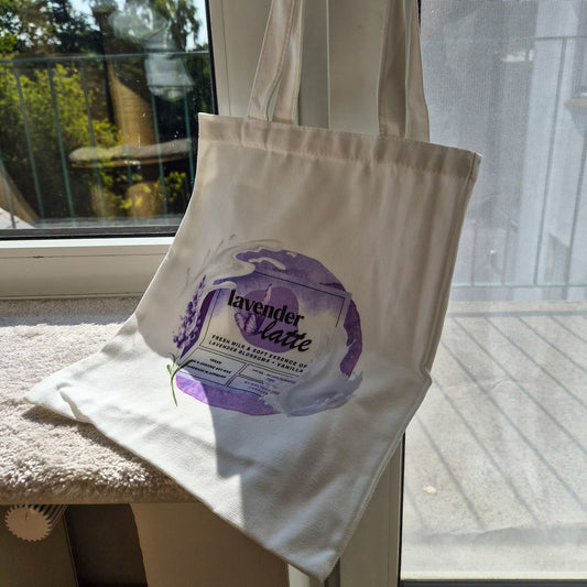 Tote Bag - Lavender Latte