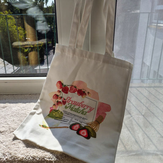 Tote Bag - Strawberry Matcha