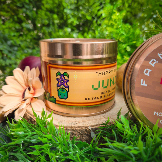 Junimo inspired candle - 'Happy Nature' Stardew Valley inspired soy Candles 250 ML