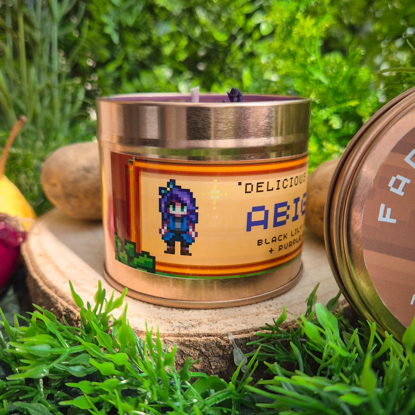 Abigail inspired candle - 'Delicious Darkness' Stardew Valley inspired soy Candles 250 ML