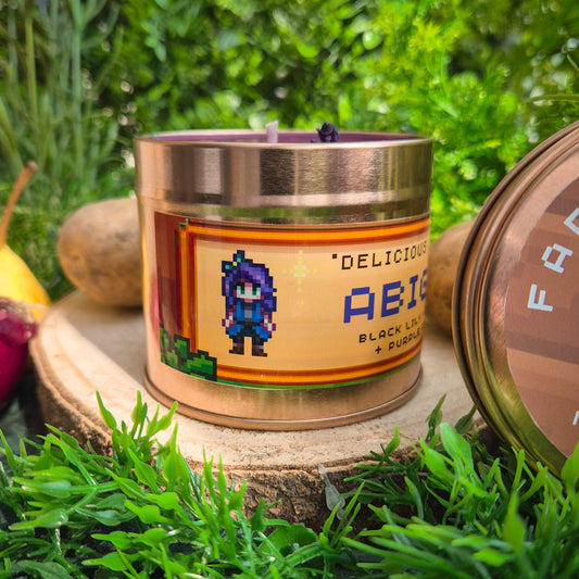 Abigail inspired candle - 'Delicious Darkness' Stardew Valley inspired soy Candles 250 ML