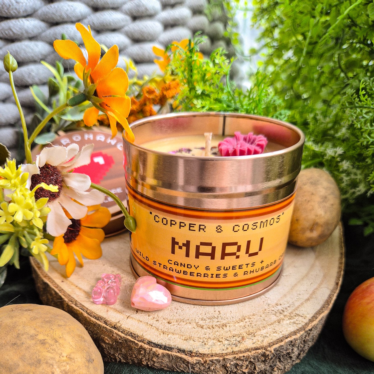 Maru inspired candle - 'Copper & Cosmos' Stardew Valley inspired soy Candles 250 ML