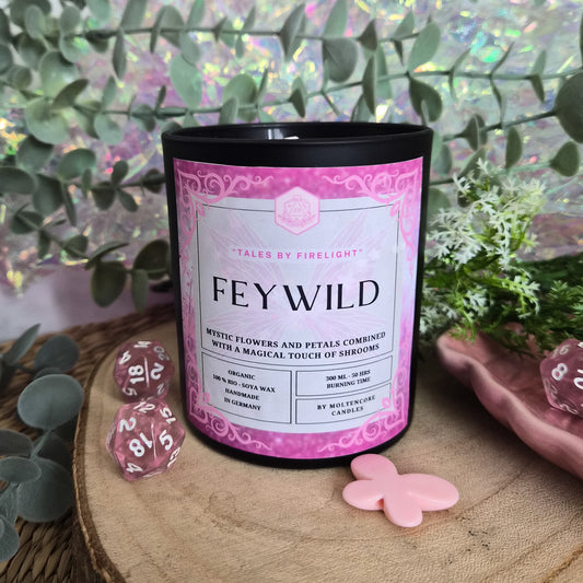 Feywild scented soy candle - "Tales by Firelight" 300 ML