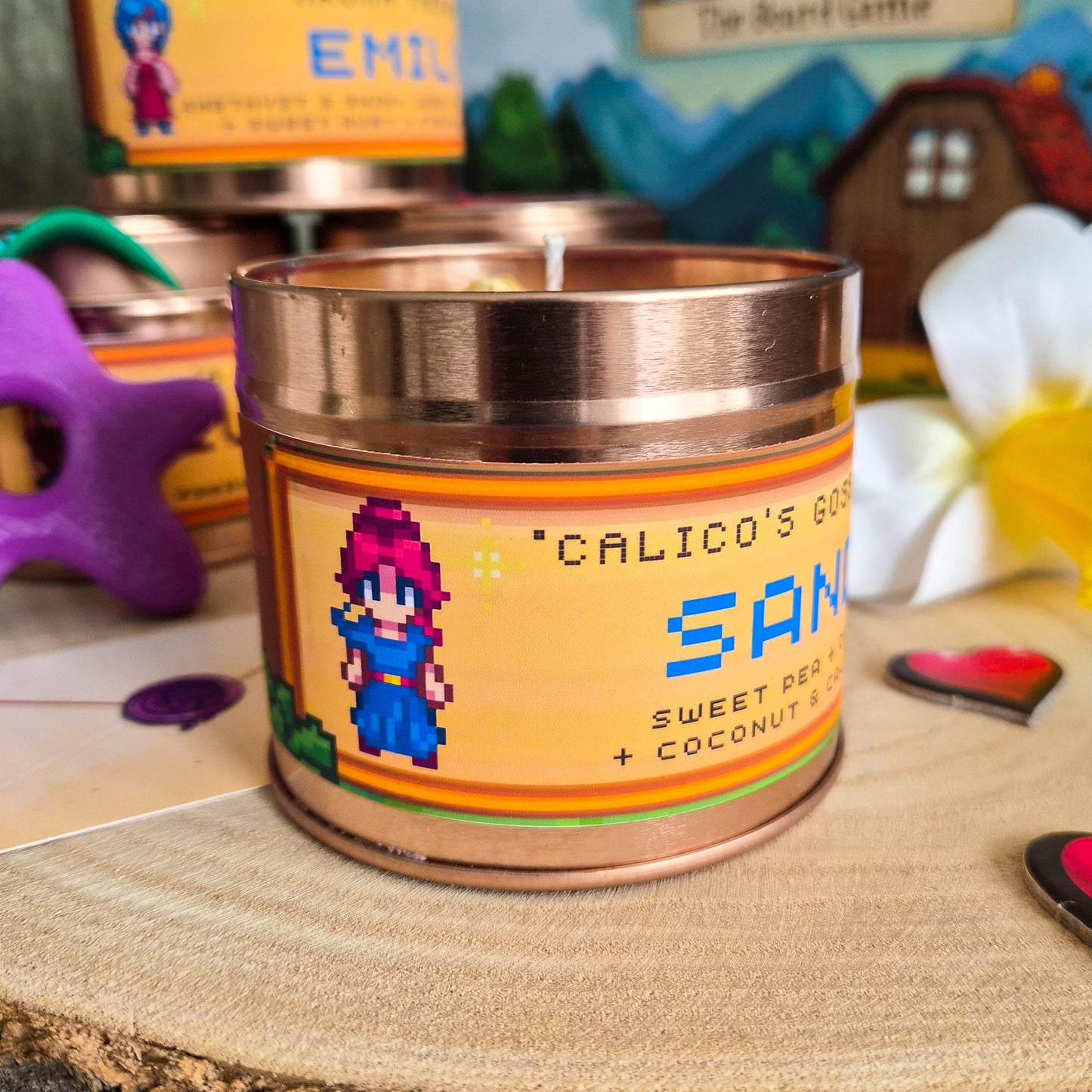 Sandy inspired candle - 'Calico's Gossip Queen' Stardew Valley inspired soy Candles 250 ML