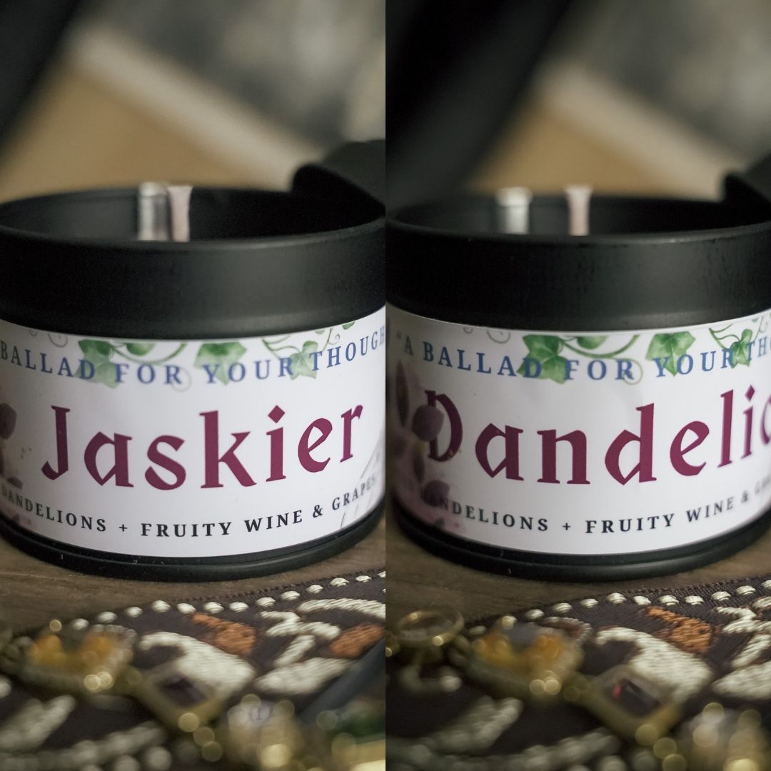 Dandelion/ Jaskier inspired candle - The Witcher inspired soy candle 100 ML
