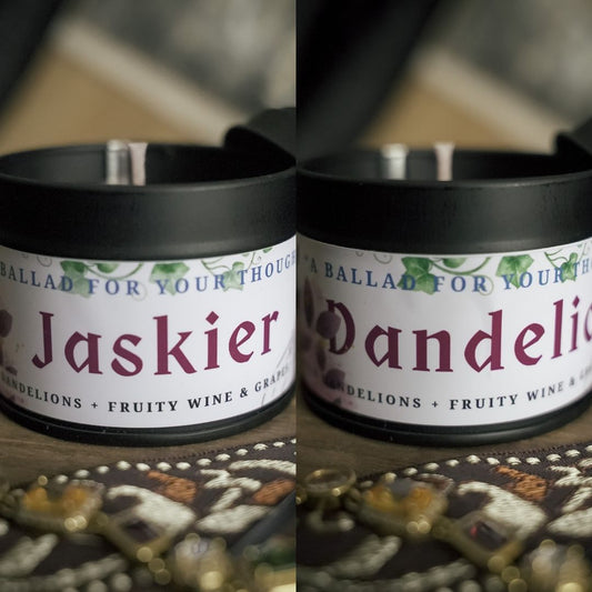 Dandelion/ Jaskier inspired candle - The Witcher inspired soy candle 100 ML