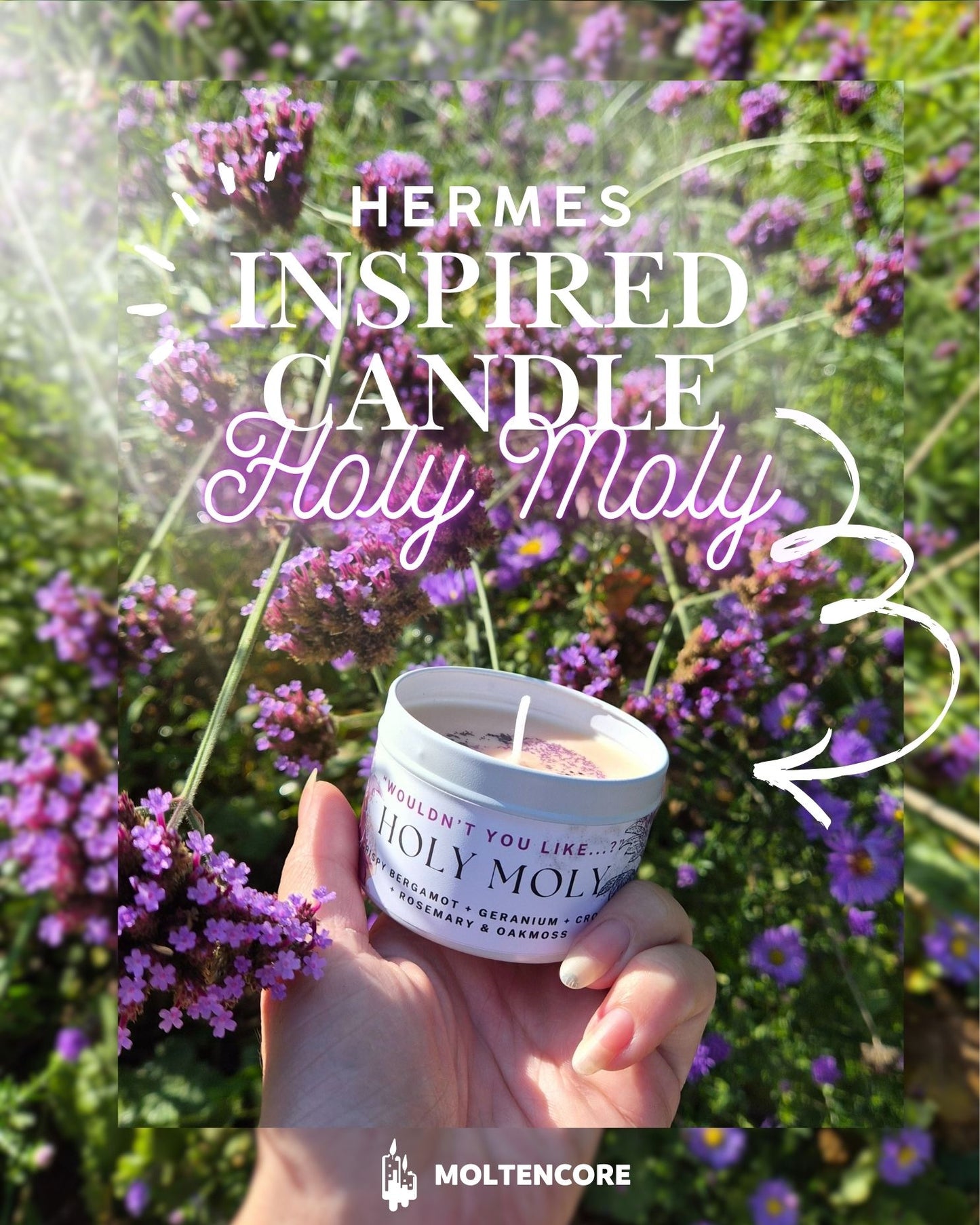 HOLY MOLY - Hermes inspired candle 100 ML