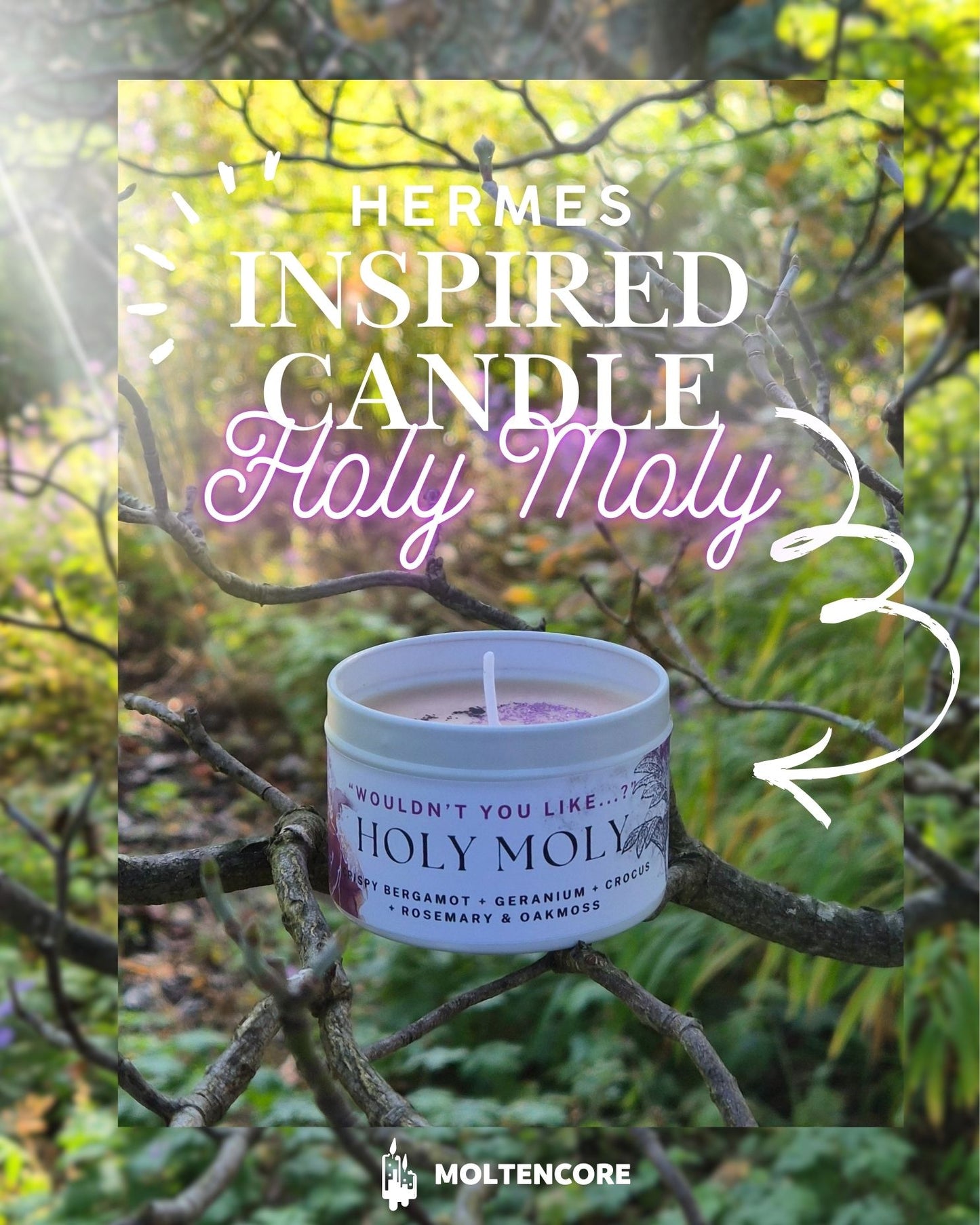 HOLY MOLY - Hermes inspired candle 100 ML