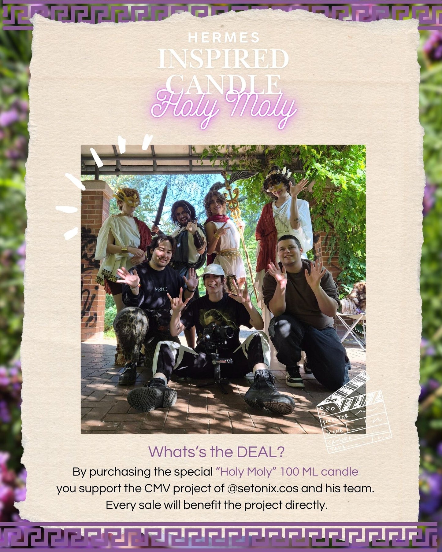 HOLY MOLY - Hermes inspired candle 100 ML