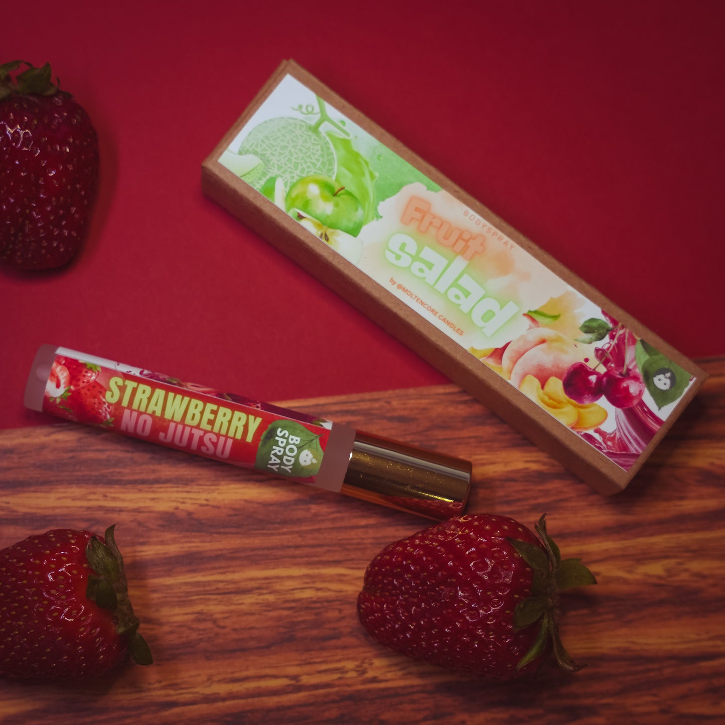 Strawberry No Jutsu - Bodyspray by moltencore candles