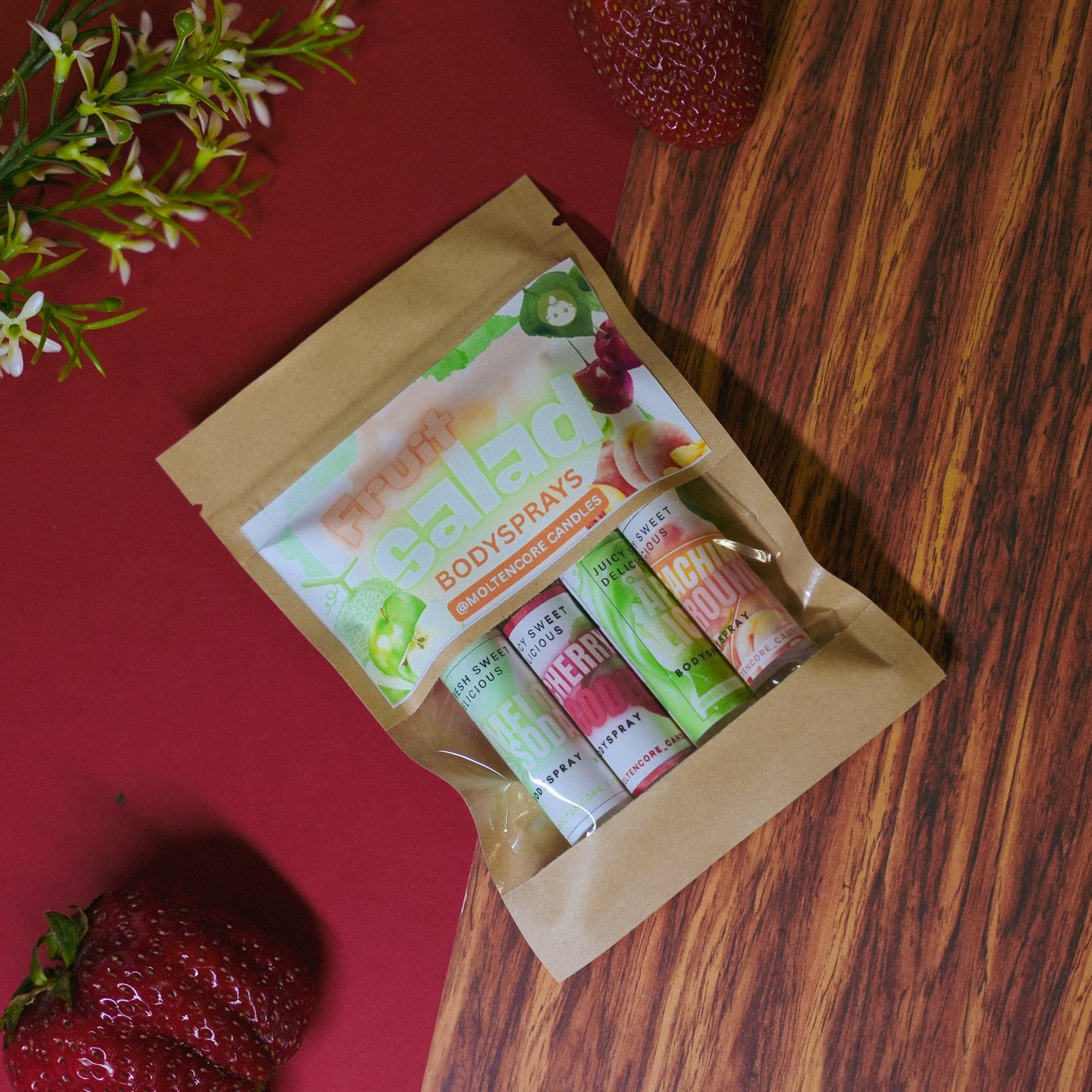 Fruit Salad inspired MINI-Bodyspray SET