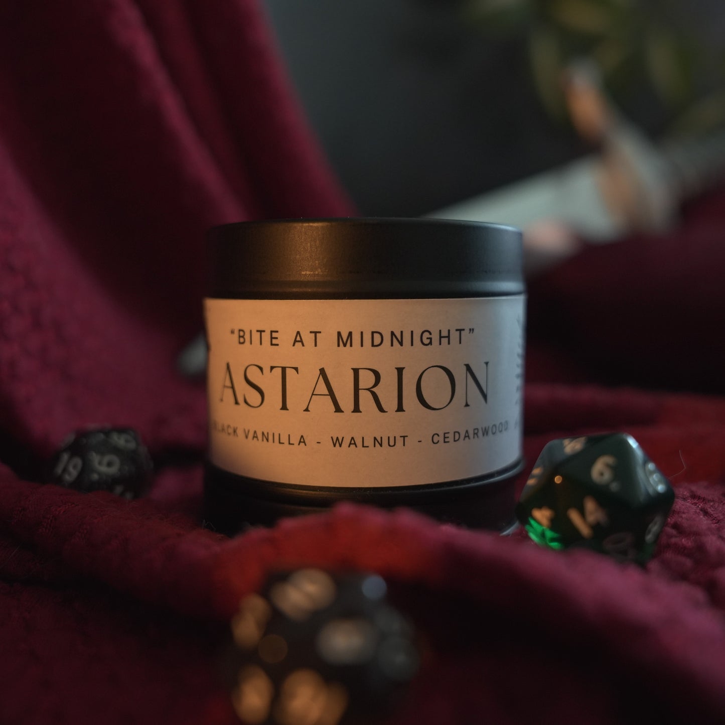 Astarion inspired candle "Bite at Midnight" - Baldurs Gate 3 inspired candle 100 ML