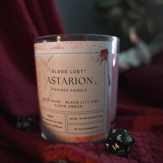 Astarion inspired candle - 'Blood Lust' Baldurs Gate 3 inspired soy Candles 300 ML