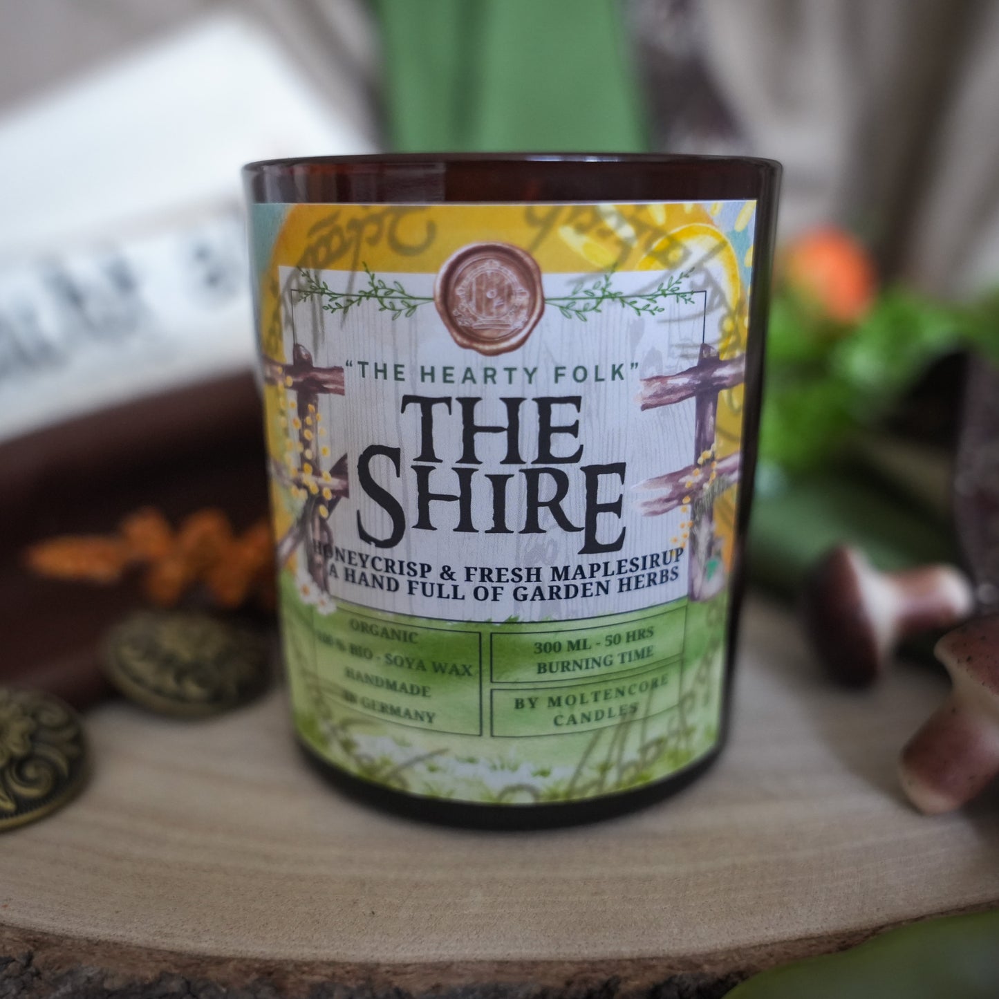 THE SHIRE inspired candle -  LOTR inspired soy candle 300 ML