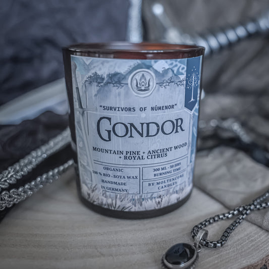 GONDOR inspired candle -  LOTR inspired soy candle 300 ML