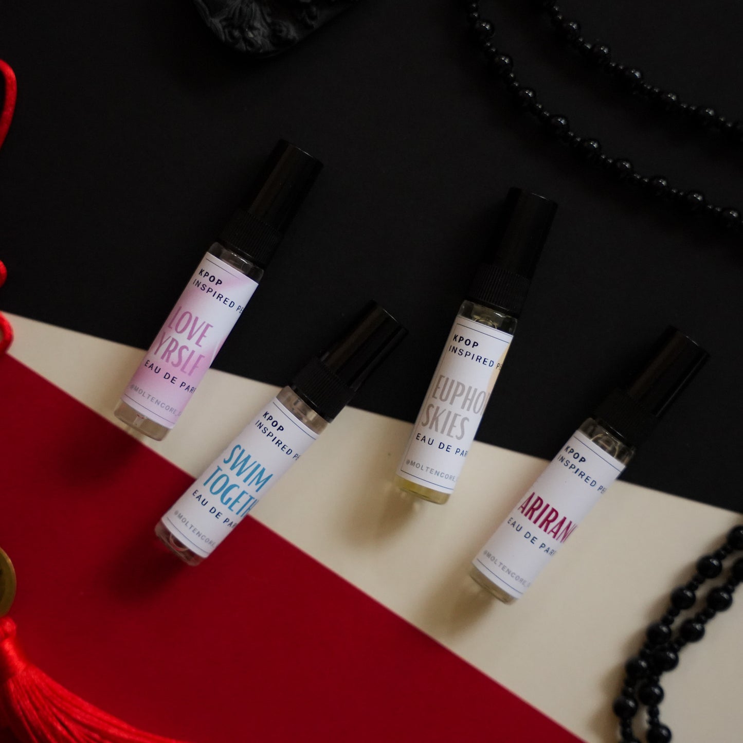 BTS inspired MINI-Perfume SET "Seven notes 4 Scents"