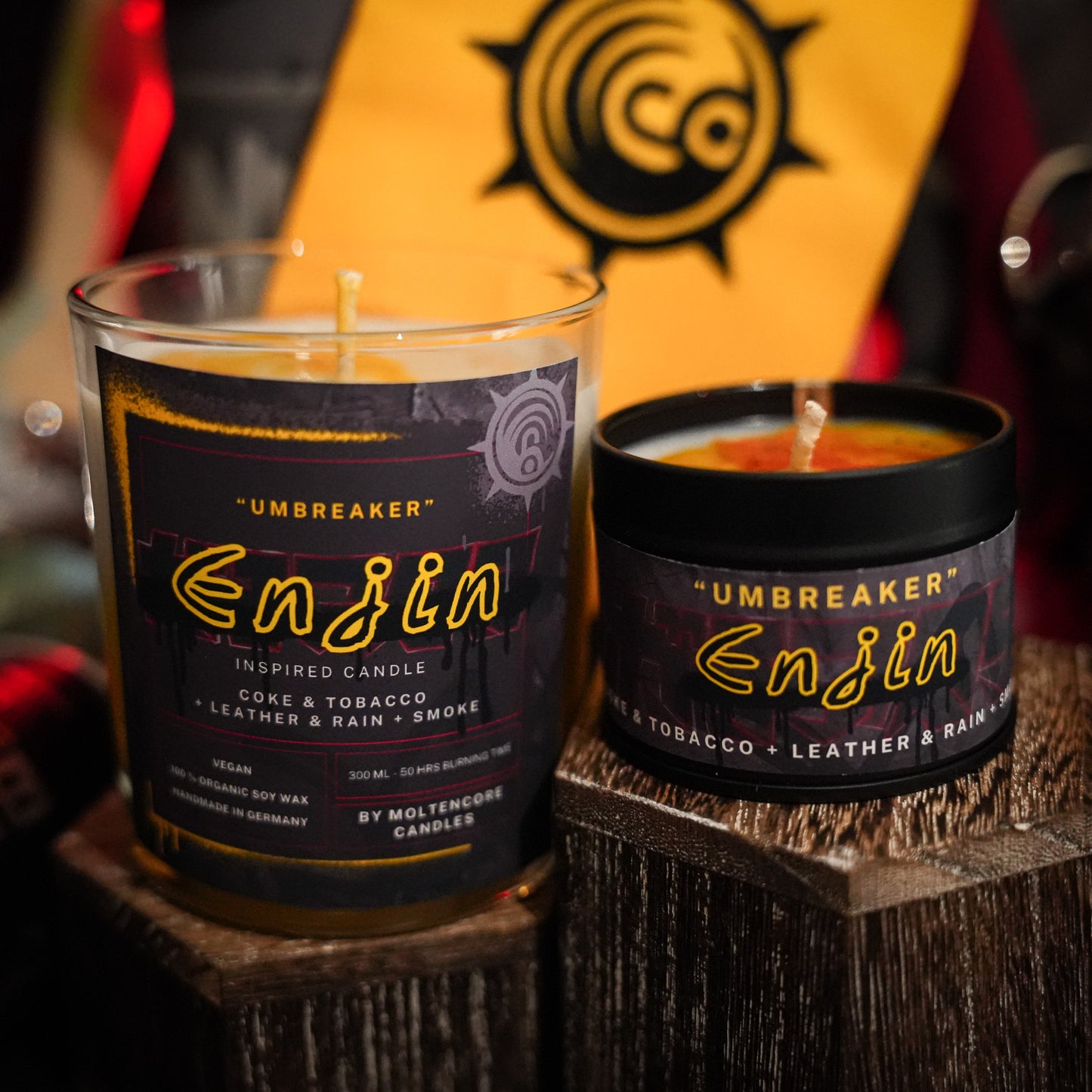 ENJIN - Gachiakuta inspired soy candle 100 ML
