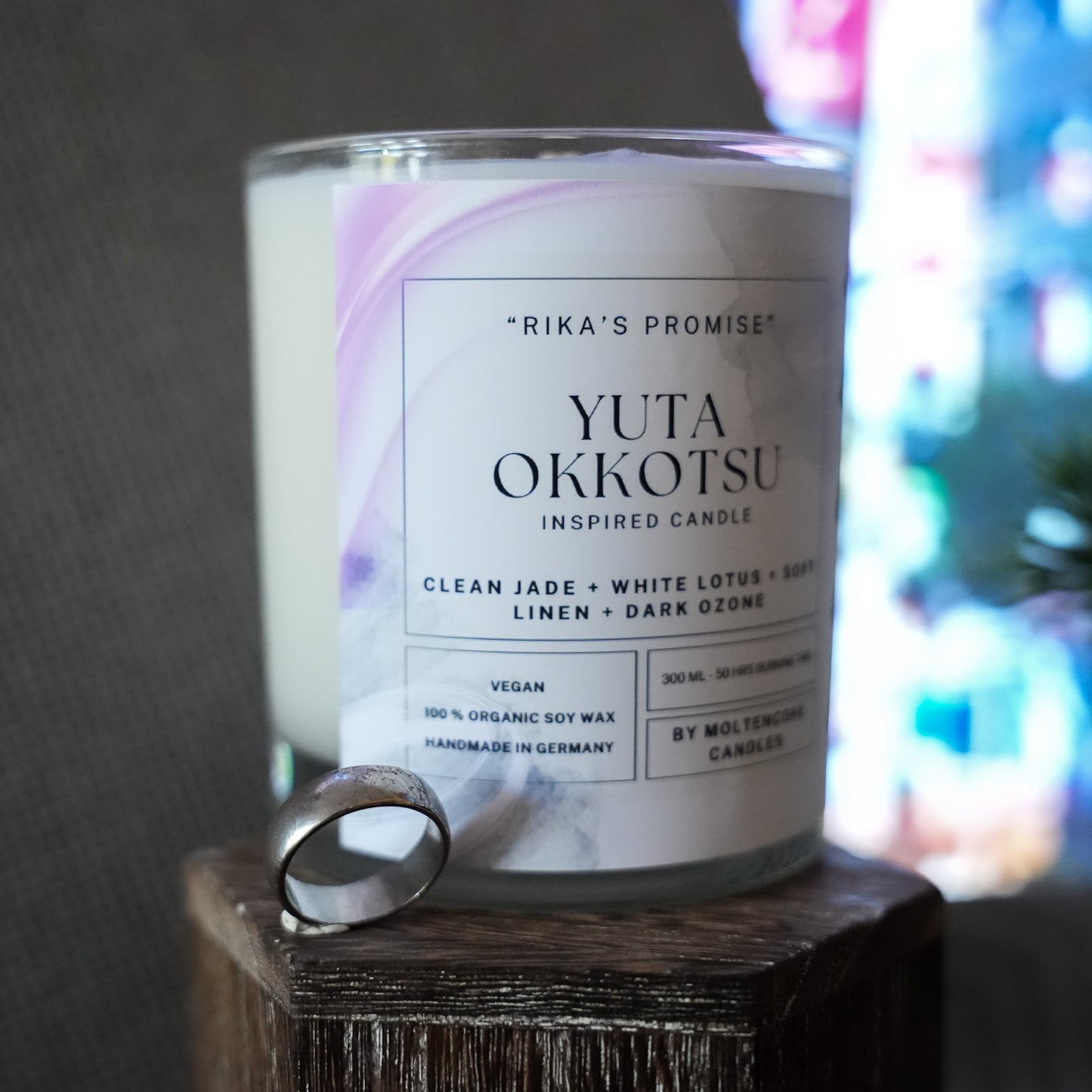 Yuta Okkotsu inspired candle - Jujutsu kaisen inspired soy candle 300 ML