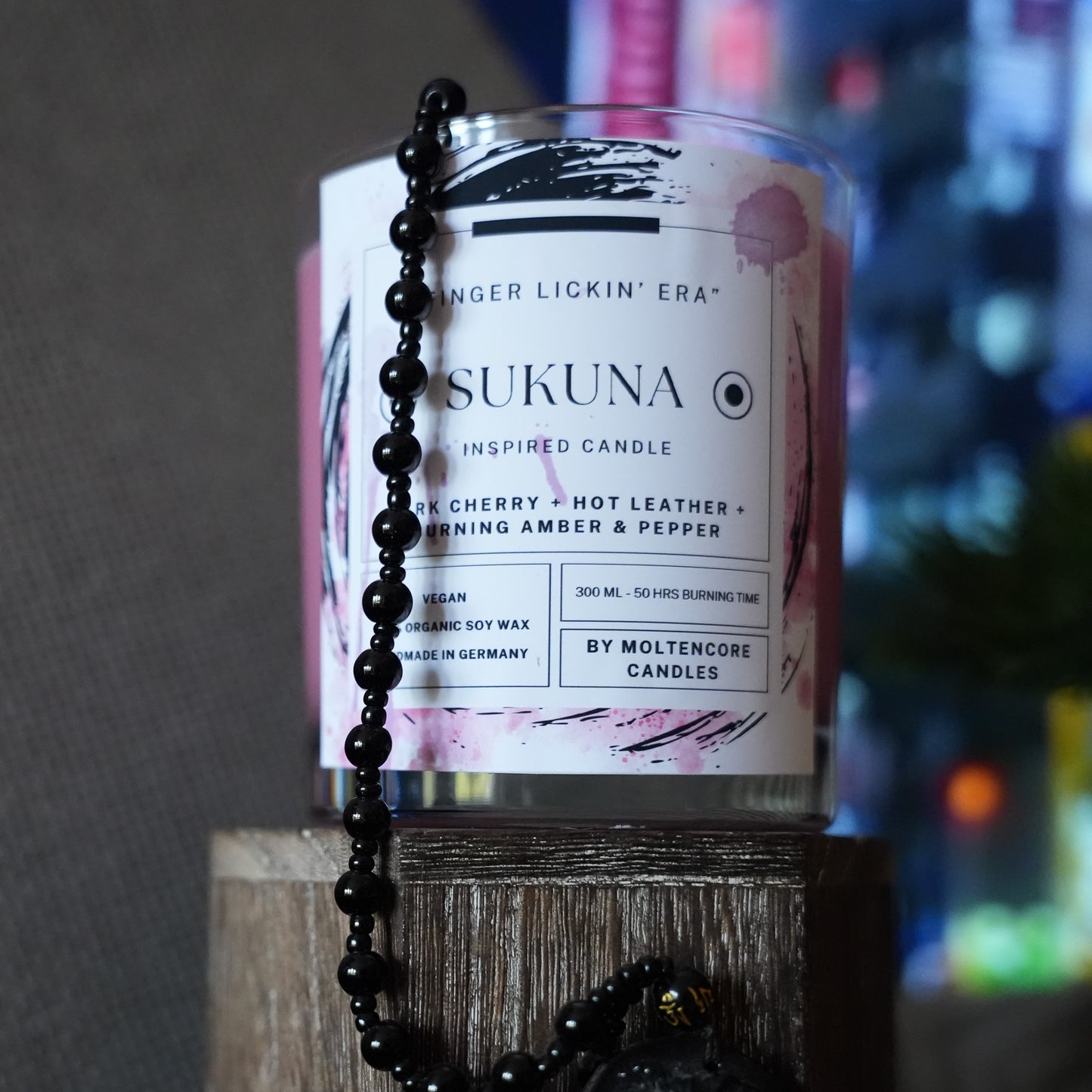 Sukuna inspired candle - Jujutsu kaisen inspired soy candle 300 ML