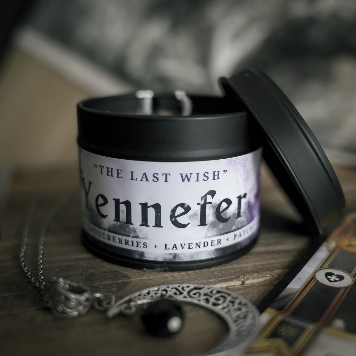 Yennefer inspired candle - The Witcher inspired soy candle 100 ML