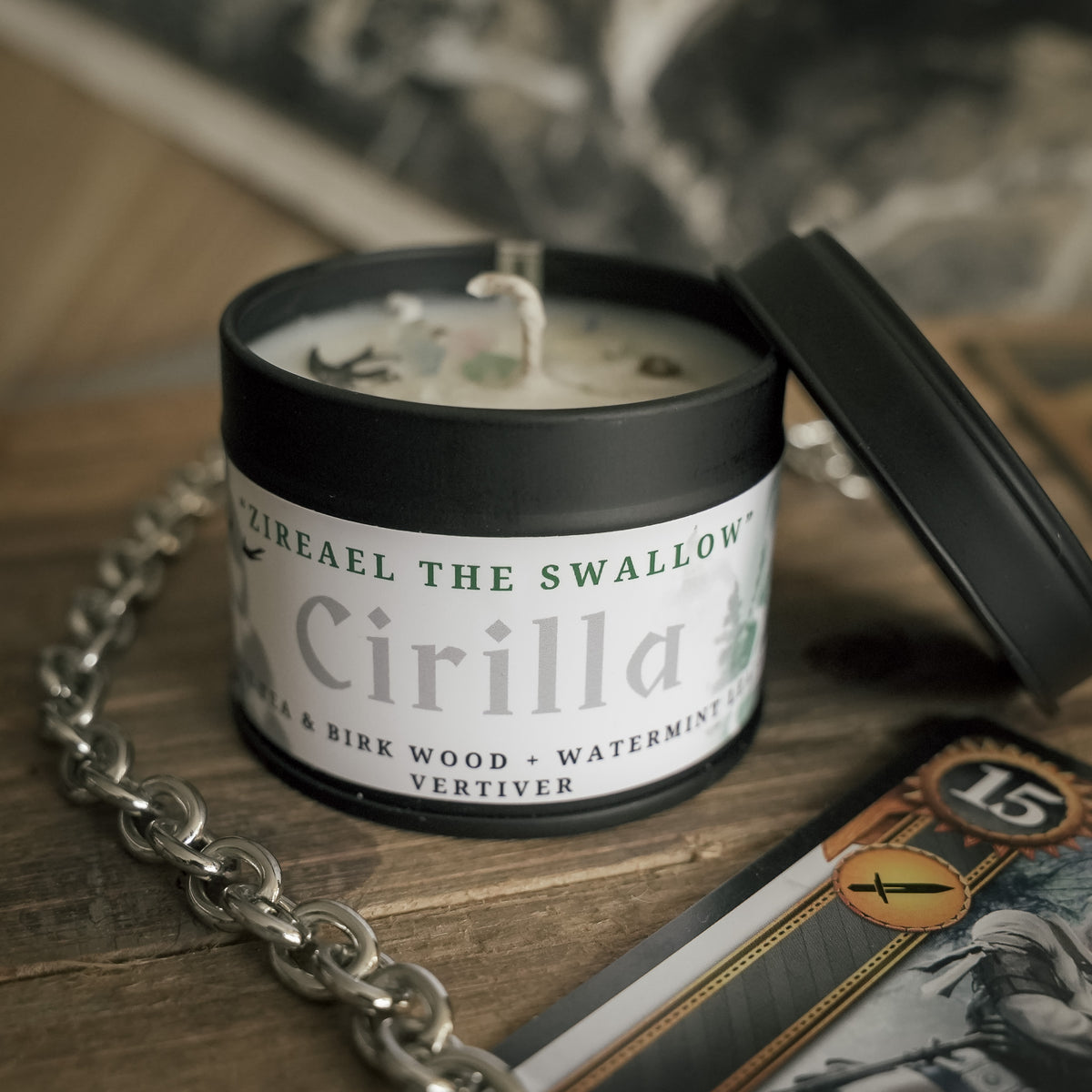 Cirilla inspired candle - The Witcher inspired soy candle 100 ML