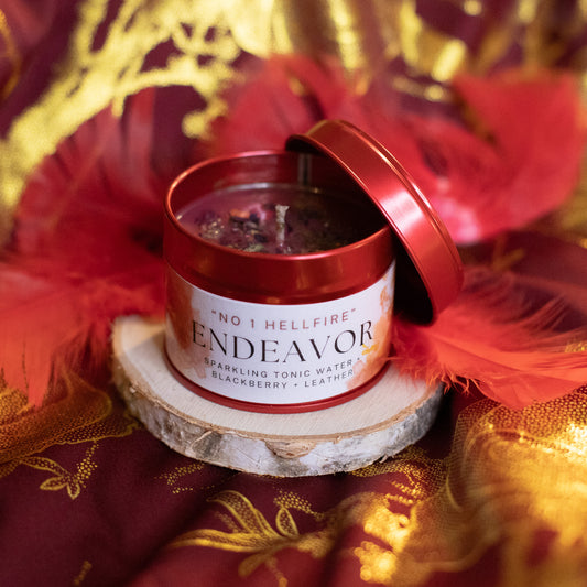 ENDEAVOR inspired candle - 'Hellfire' My Hero Academia inspired soy candle 100 ML