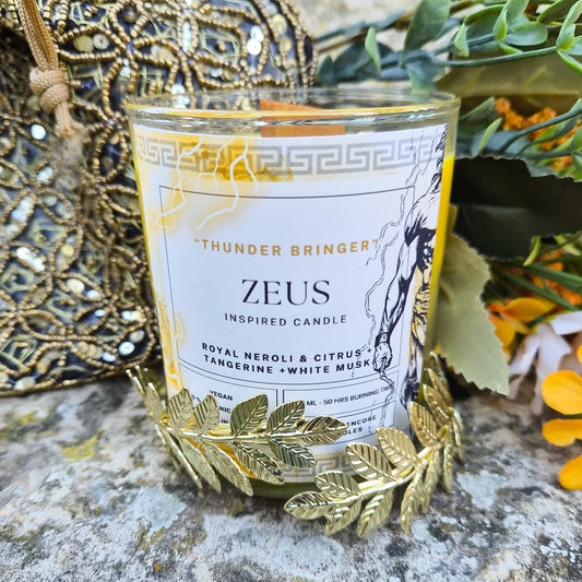 epicthemusical zeus candle front