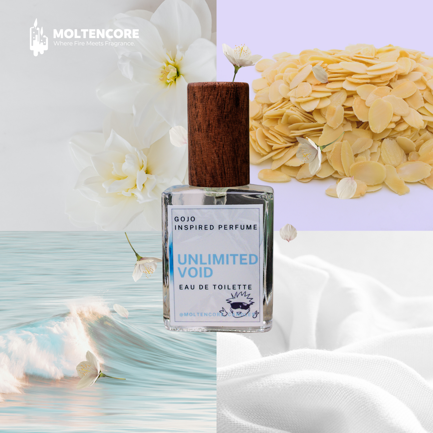 [PRE ORDER JUNE] GOJO - inspired perfume - character perfumes by moltencore candles
