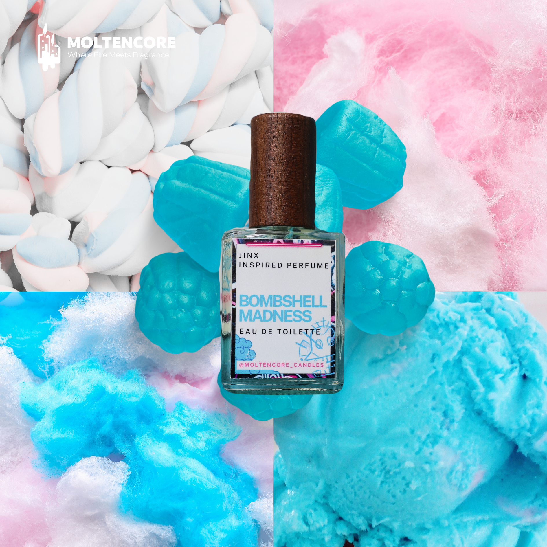 jinx inspired perfume by moltencore candles