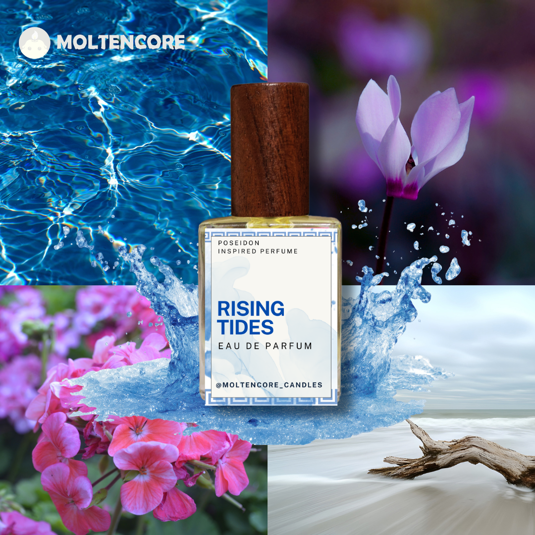 POSEIDON - inspired fragrance - character perfumes by moltencore candles