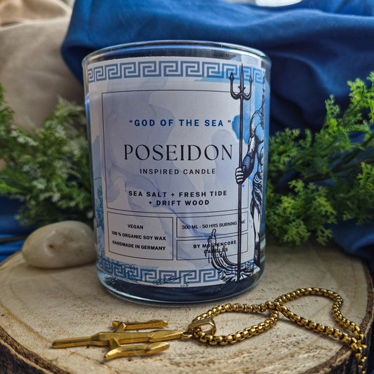 poseidon inspired candle 