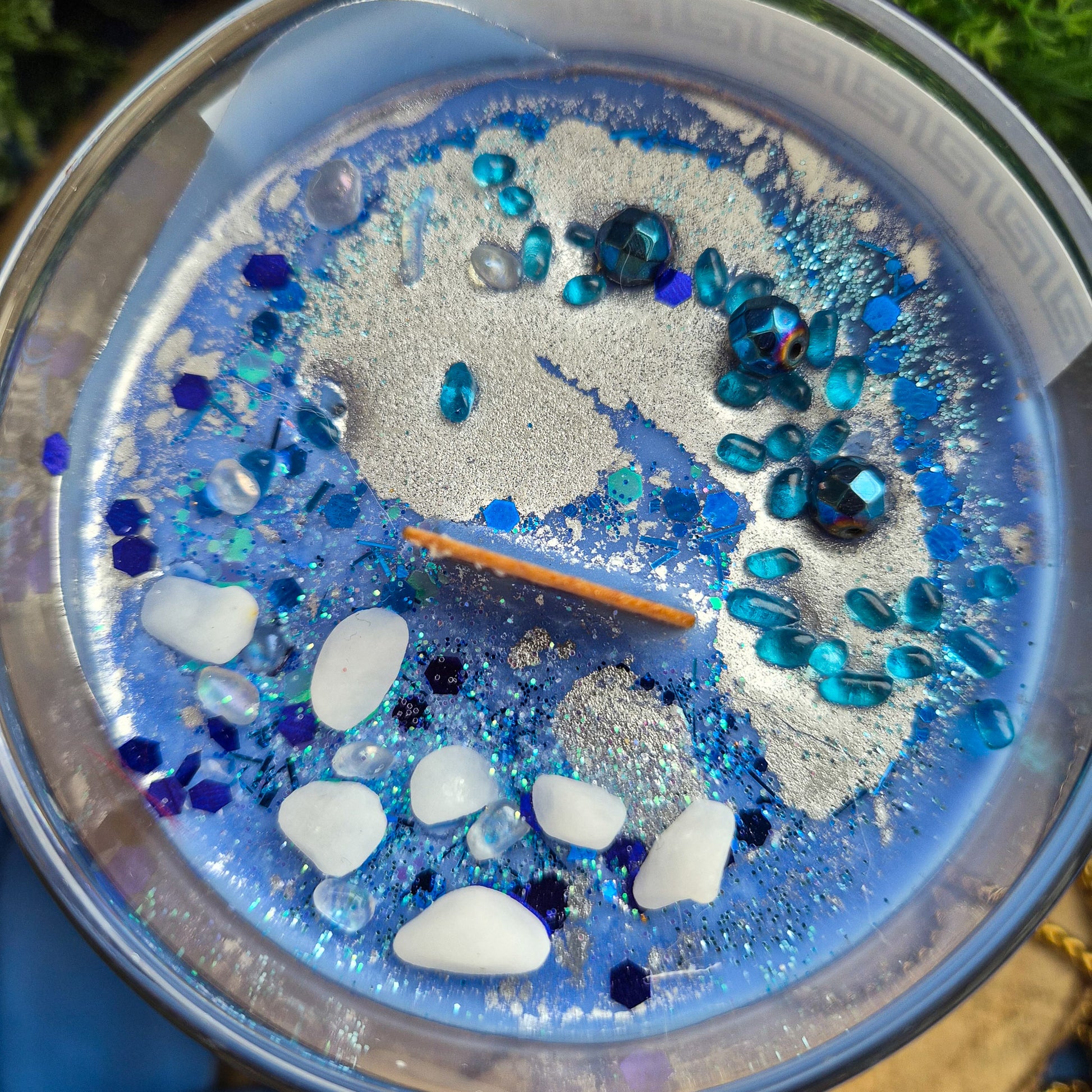 poseidon inspired candle  top