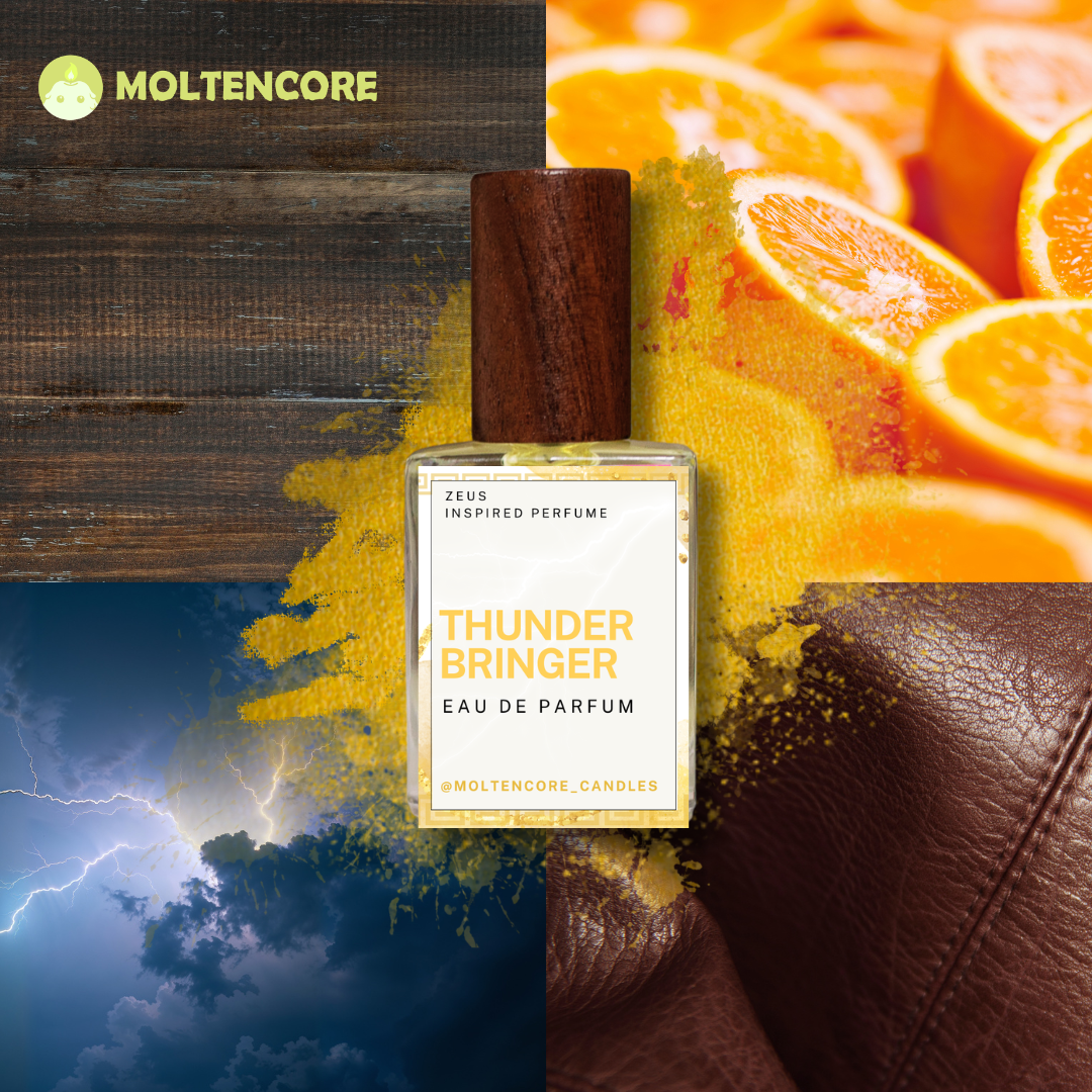 ZEUS - inspired fragrance - character perfumes by moltencore candles